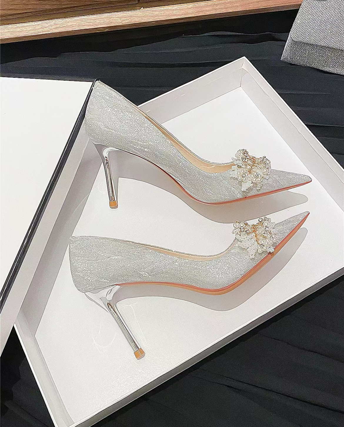 Crystal High Heels