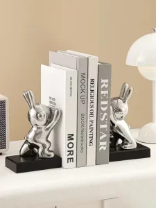 Elegant zodiac-themed bookends, a stylish and thoughtful gift for an intellectual Chinese girl.